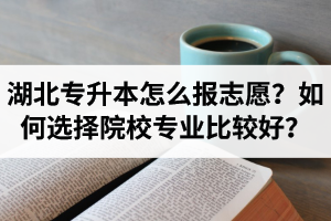 湖北省專升本怎么報(bào)志愿？如何選擇填報(bào)院校專業(yè)比較好？