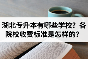 湖北專升本有哪些學(xué)校？各院校收費(fèi)標(biāo)準(zhǔn)是怎樣的？