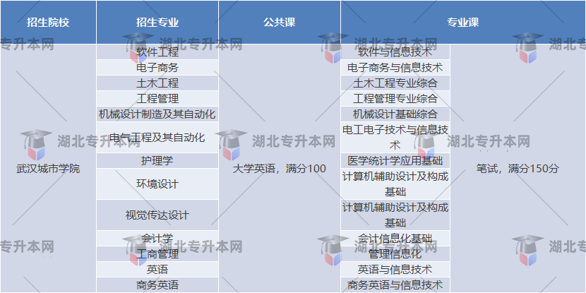 武漢城市學(xué)院考試題型